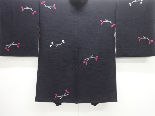 絞り枝葉模様羽織